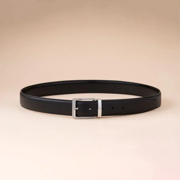  Thắt Lưng Da Mặt Khóa Xỏ Kim Viền Vân Adam Store - TL24 