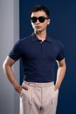  AP polo xanh dương - AP141XD - 48 