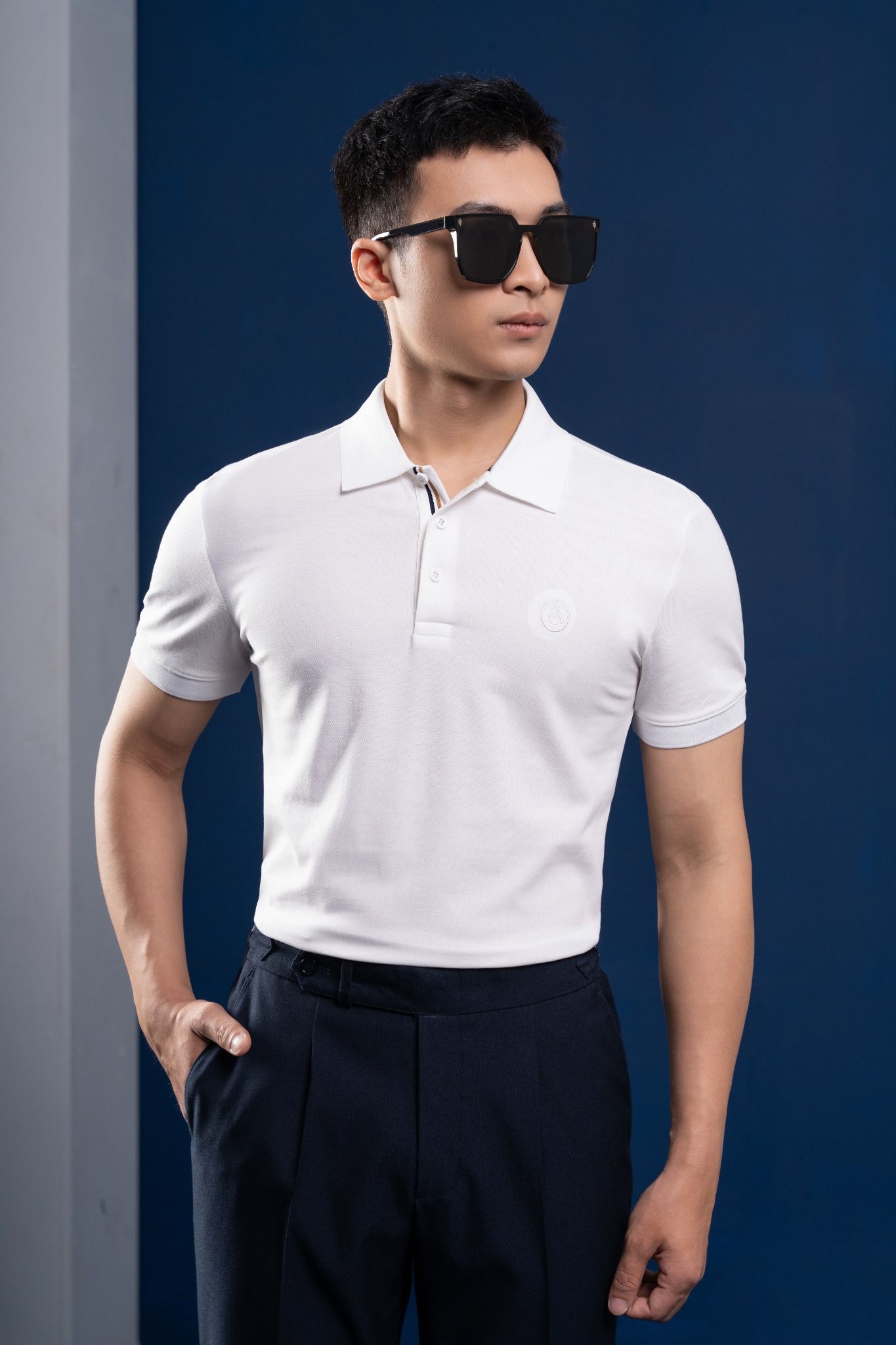  AP polo trắng - AP141T - 48 