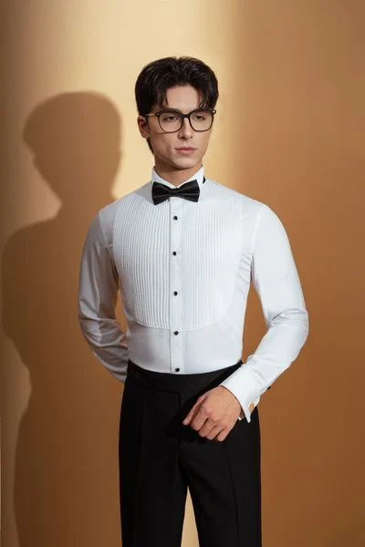  Sơ mi trắng xếp ly dọc - TXXL7 