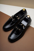  Giày đen bóng tag vàng 585-301BD - 40 