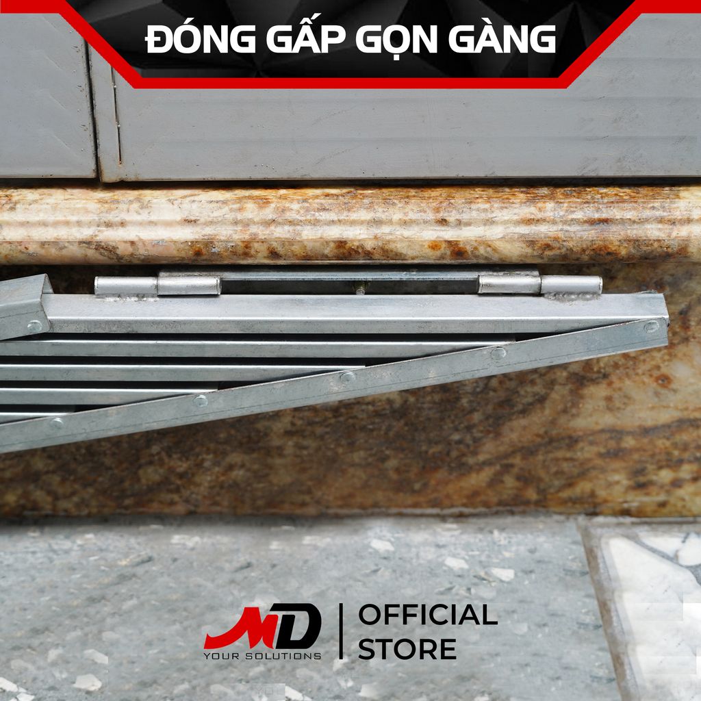 Cầu dắt xe máy thông minh gấp gọn