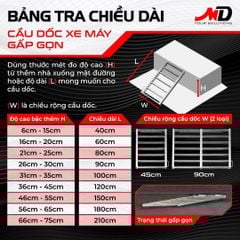Cầu dắt xe máy thông minh gấp gọn