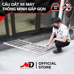 Cầu dắt xe máy thông minh gấp gọn