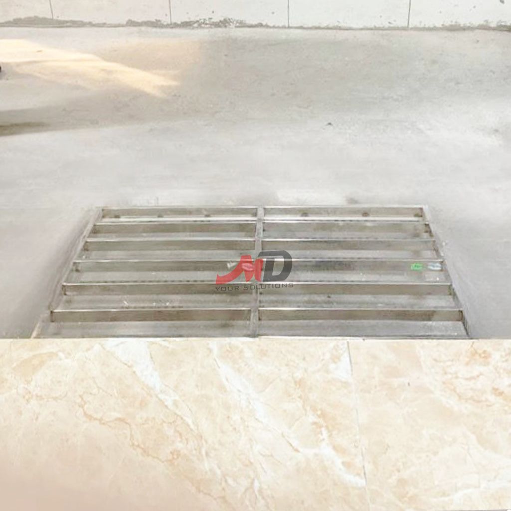 Cầu dắt xe máy tự động âm sàn dạng trượt