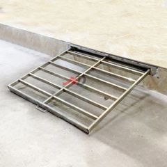 Cầu dắt xe máy tự động âm sàn dạng trượt