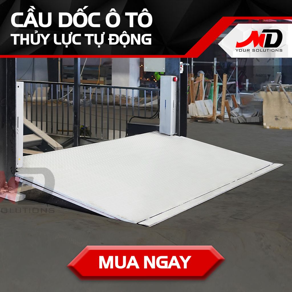 Cầu dốc ô tô tự động thủy lực