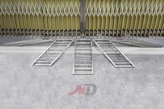 Cầu dắt xe máy thông minh gấp gọn