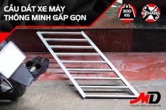 Cầu dắt xe máy thông minh gấp gọn