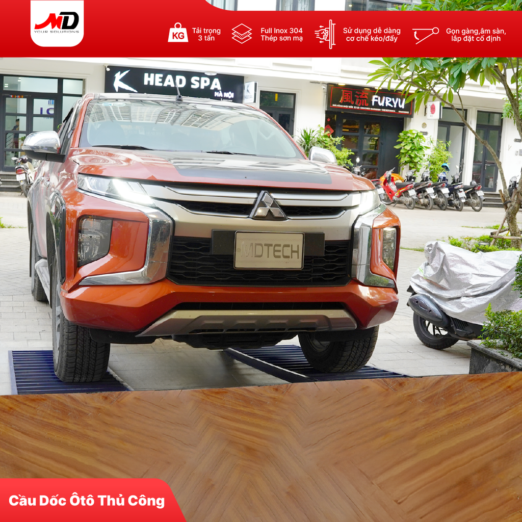 CẦU DỐC Ô TÔ ÂM SÀN