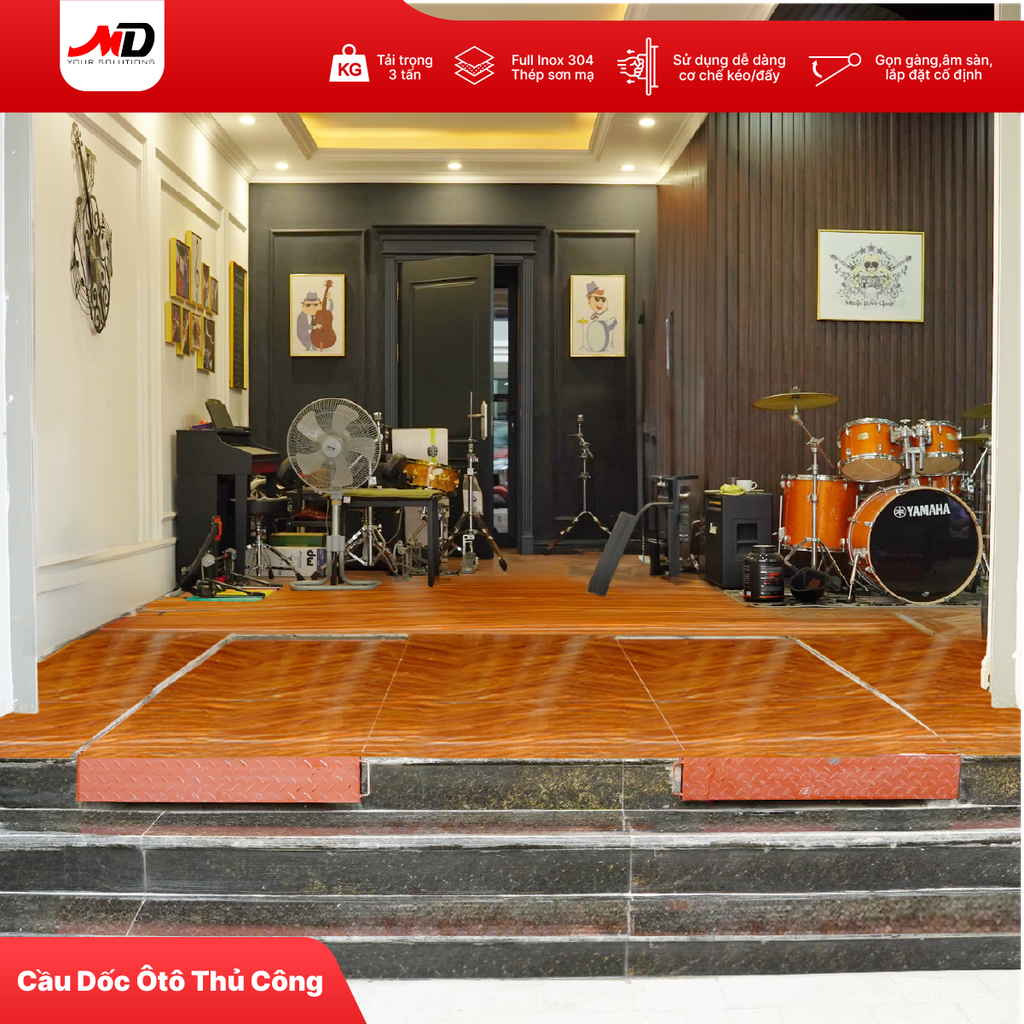 CẦU DỐC Ô TÔ ÂM SÀN