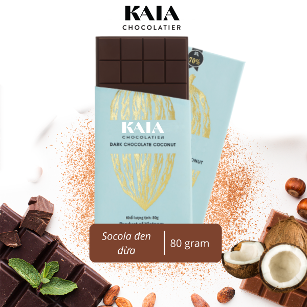  Dark Chocolate Coconut Kaia 80g 
