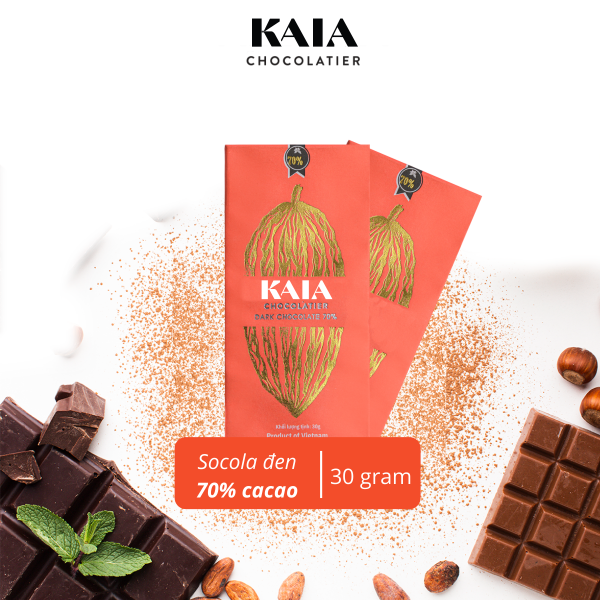  Dark Chocolate Kaia 70% cacao – 30g 