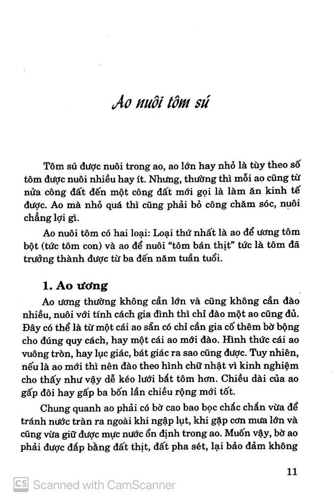 Kỹ Thuật Nuôi Tôm Sú, Tôm Càng Xanh, Baba