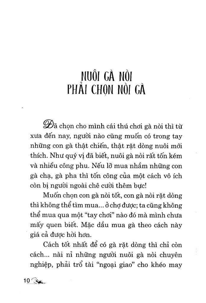 Kinh Nghiệm Nuôi Gà Nòi