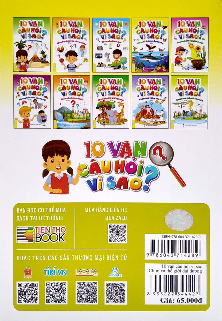 10 Vạn Câu Hỏi Vì Sao? - Chim Và Thế Giới Đại Dương