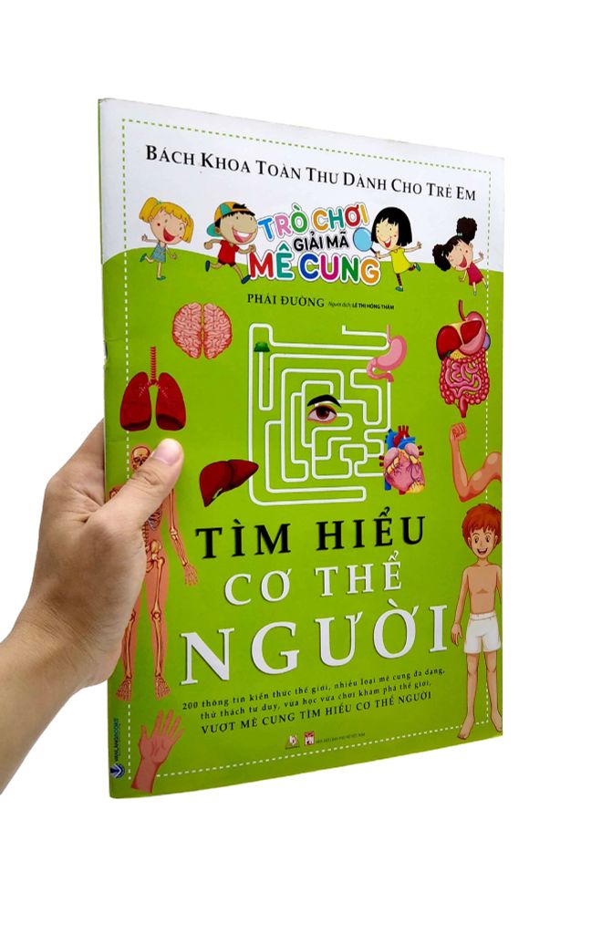 Trò Chơi Giải Mã Mê Cung - Tìm Hiểu Cơ Thể Người - Vanlangbooks