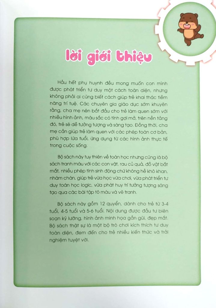 Thiên Tài Toán Học (5 - 6 Tuổi) - Làm Quen Với Phép Cộng Trừ - Vanlangbooks