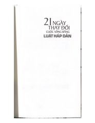 21 Ngày thay đổi cuộc sống bằng luật hấp dẫn - Vanlangbooks