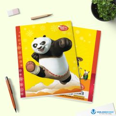 Combo 5 cuốn Tập HS Vanlangbooks 200 trang ĐL 80 (4 Ôli) - Kungfu Panda