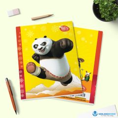 Combo 3 cuốn Tập HS Vanlangbooks 200 trang ĐL 80 (4 Ôli) - Kungfu Panda