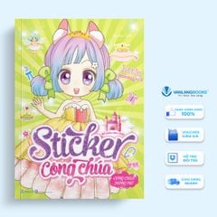 Bộ sách dán hình Sticker công chúa - Công chúa mộng mơ - Vanlangbooks
