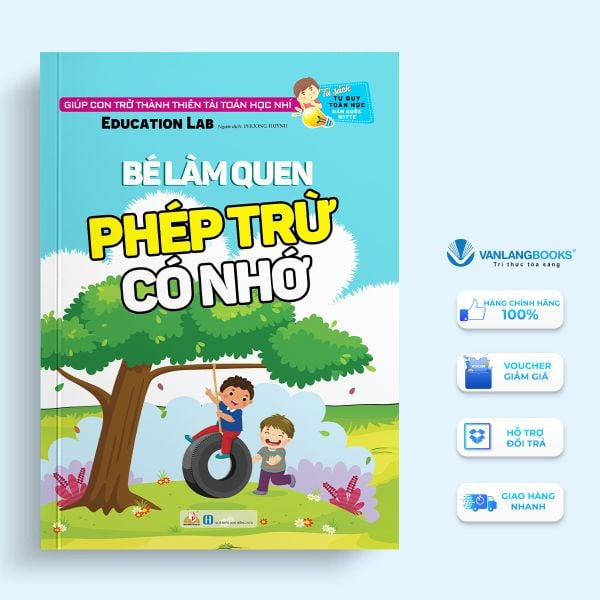 Sách Tư Duy Toán Học Hàn Quốc - Bé Làm Quen Phép Trừ Có Nhớ - Vanlangbooks