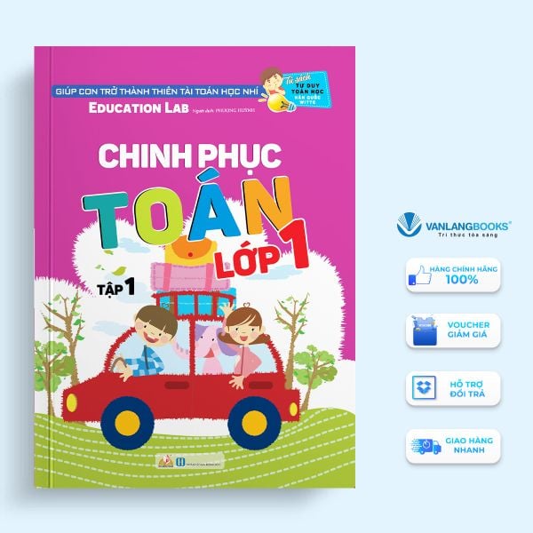 Sách Tư Duy Toán Học Hàn Quốc - Chinh Phục Toán Lớp 1 - Tập 1 - Vanlangbooks
