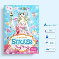Bộ sách dán hình Sticker công chúa - Công chúa dịu dàng - Vanlangbooks
