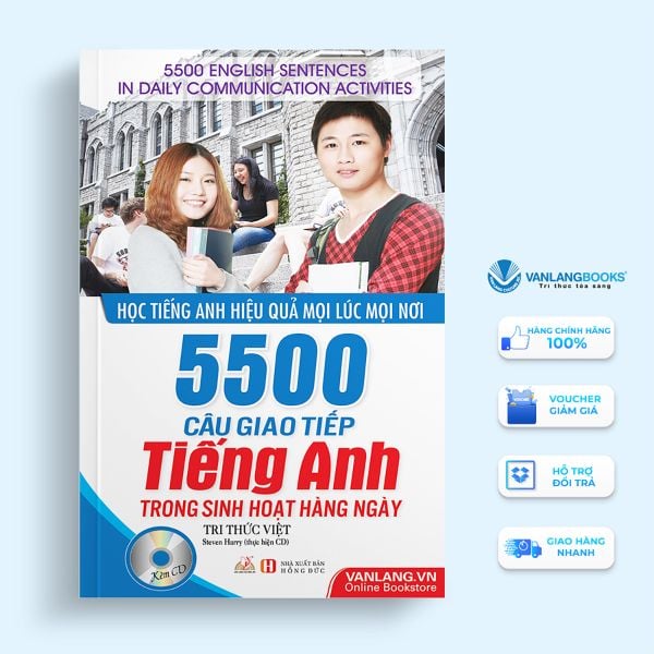 5500 Câu Giao Tiếp Tiếng Anh Trong Sinh Hoạt Hằng Ngày (Kèm Cd)