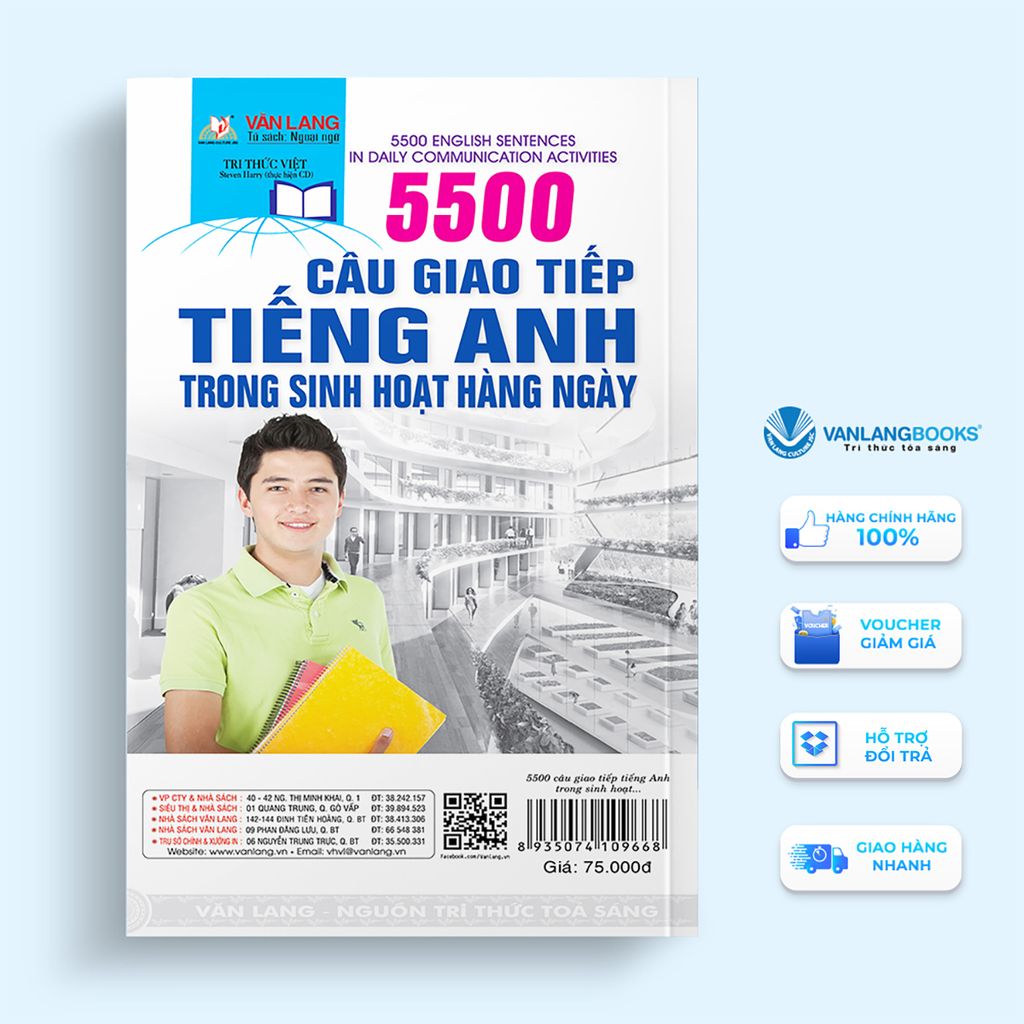 5500 Câu Giao Tiếp Tiếng Anh Trong Sinh Hoạt Hằng Ngày (Kèm Cd)