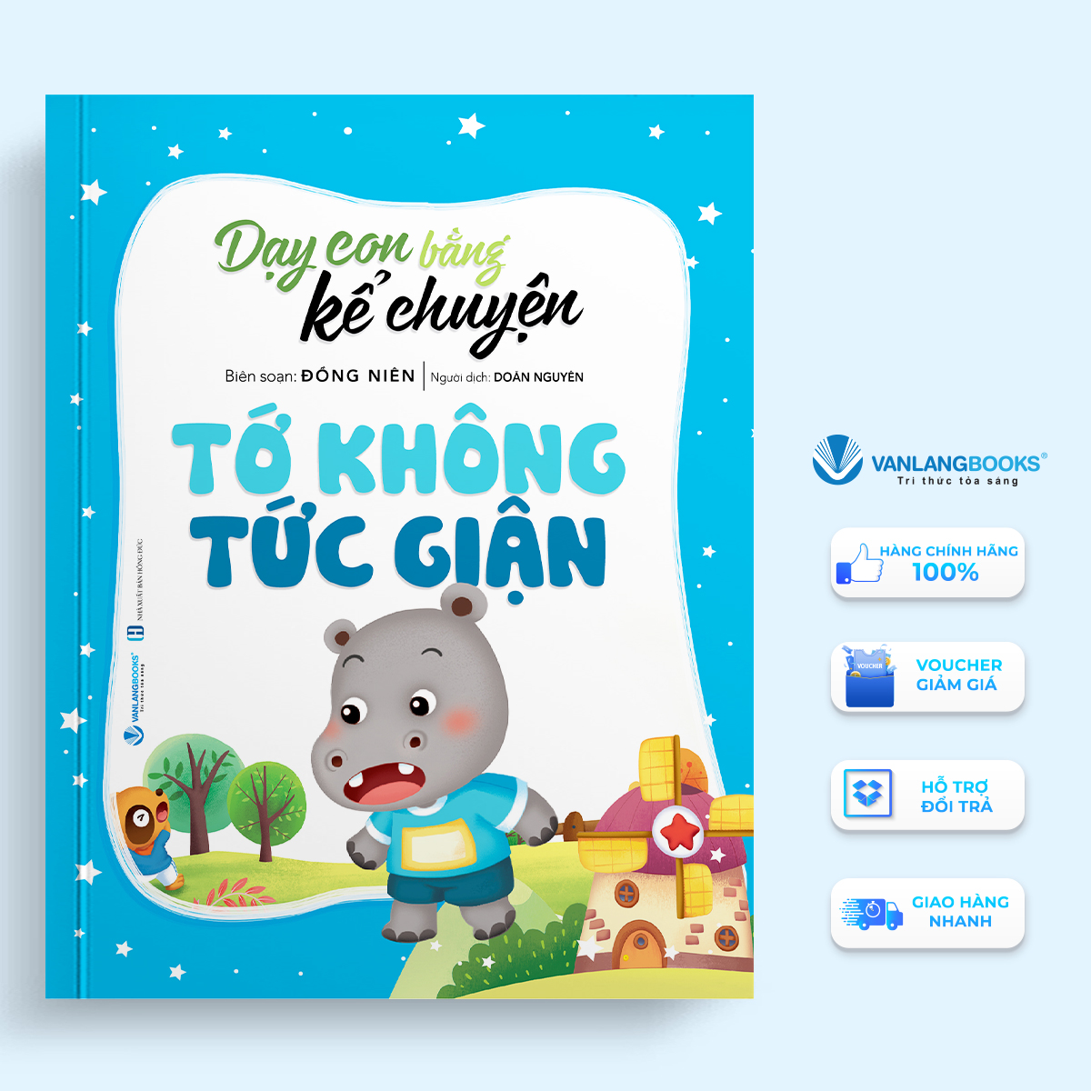 Dạy con bằng kể chuyện - Tớ không tức giận (Tái Bản 2024) - Vanlangbooks