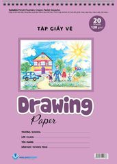 Tập giấy vẽ 20 trang ĐL 120 - Gia đình hạnh phúc - Vanlangbooks