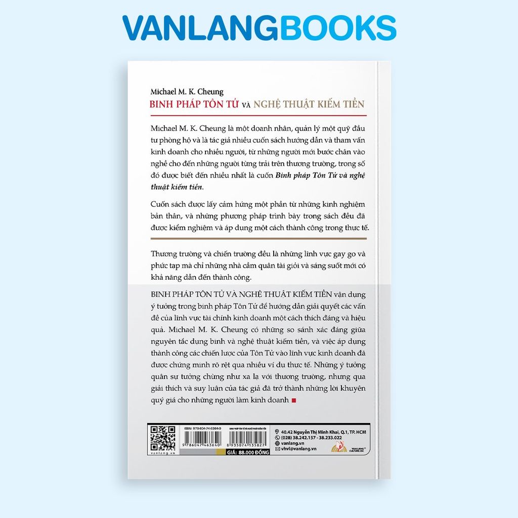 Binh Pháp Tôn Tử Và Nghệ Thuật Kiếm Tiền (Tái Bản 2025) - Vanlangbooks