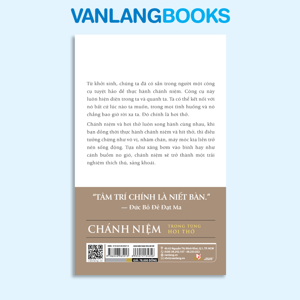 Chánh Niệm Trong Từng Hơi Thở - Vanlangbooks