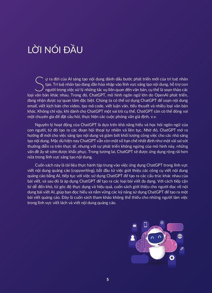 Kiếm Tiền Cùng ChatGPT - Vào Nghề Viết & Sáng Tạo Nội Dung - Vanlangbooks