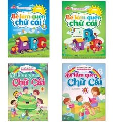 Combo Bé làm Quen Chữ Cái - 4 Cuốn  - Vanlangbooks