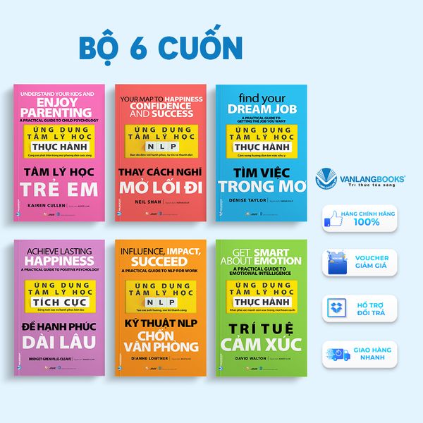 Combo 6 cuốn Ứng dụng Tâm lý học