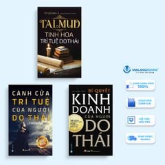 Combo Sách Talmud Tinh Hoa Trí Tuệ Do Thái, Cánh Cửa Trí Tuệ Của Người Do Thái, Bí Quyết Kinh Doanh Của Người Do Thái - Vanlangbooks