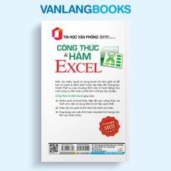 Tin Học Văn Phòng - Công Thức Và Hàm Excel (Tái Bản 2024) - Vanlangbooks