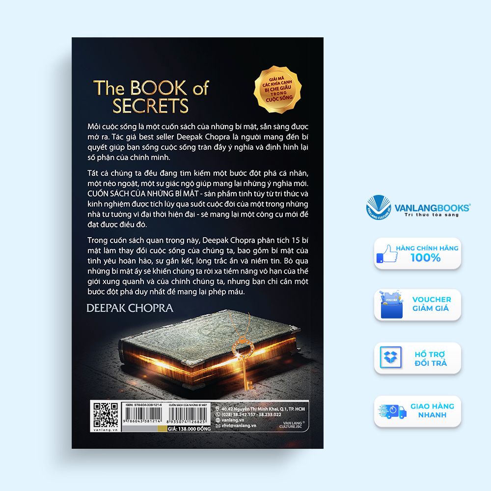 Cuốn Sách Của Những Bí Mật  (Tái Bản 2021) - Vanlangbooks