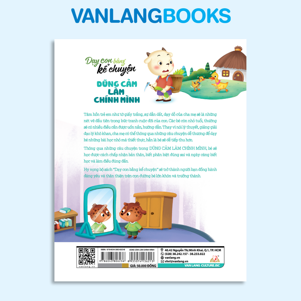 Dạy Con Bằng Kể Chuyện - Dũng Cảm Là Chính Mình - Vanlangbooks