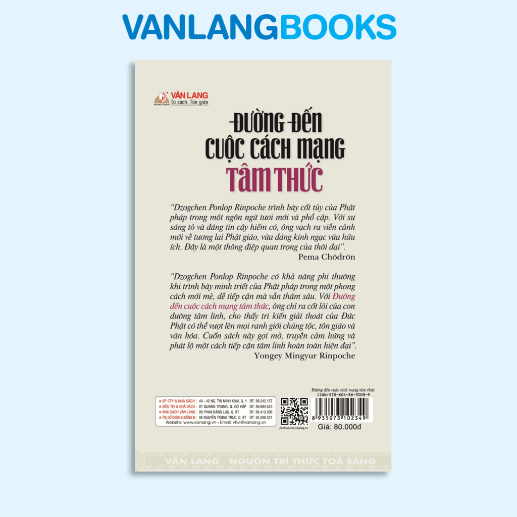 Đường đến cuộc cách mạng tâm thức - Vanlangbooks