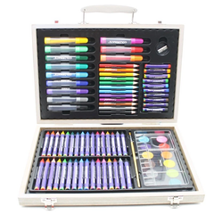 Bộ Màu Vẽ Hộp Gỗ Cao Cấp Premium Art Set - Colormate MS-82WP (82 Chi Tiết)