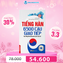 Tiếng Hàn - 6500 Câu Giao Tiếp (Kèm CD)