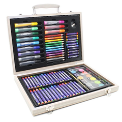 Bộ Màu Vẽ Hộp Gỗ Cao Cấp Premium Art Set - Colormate MS-82WP (82 Chi Tiết)