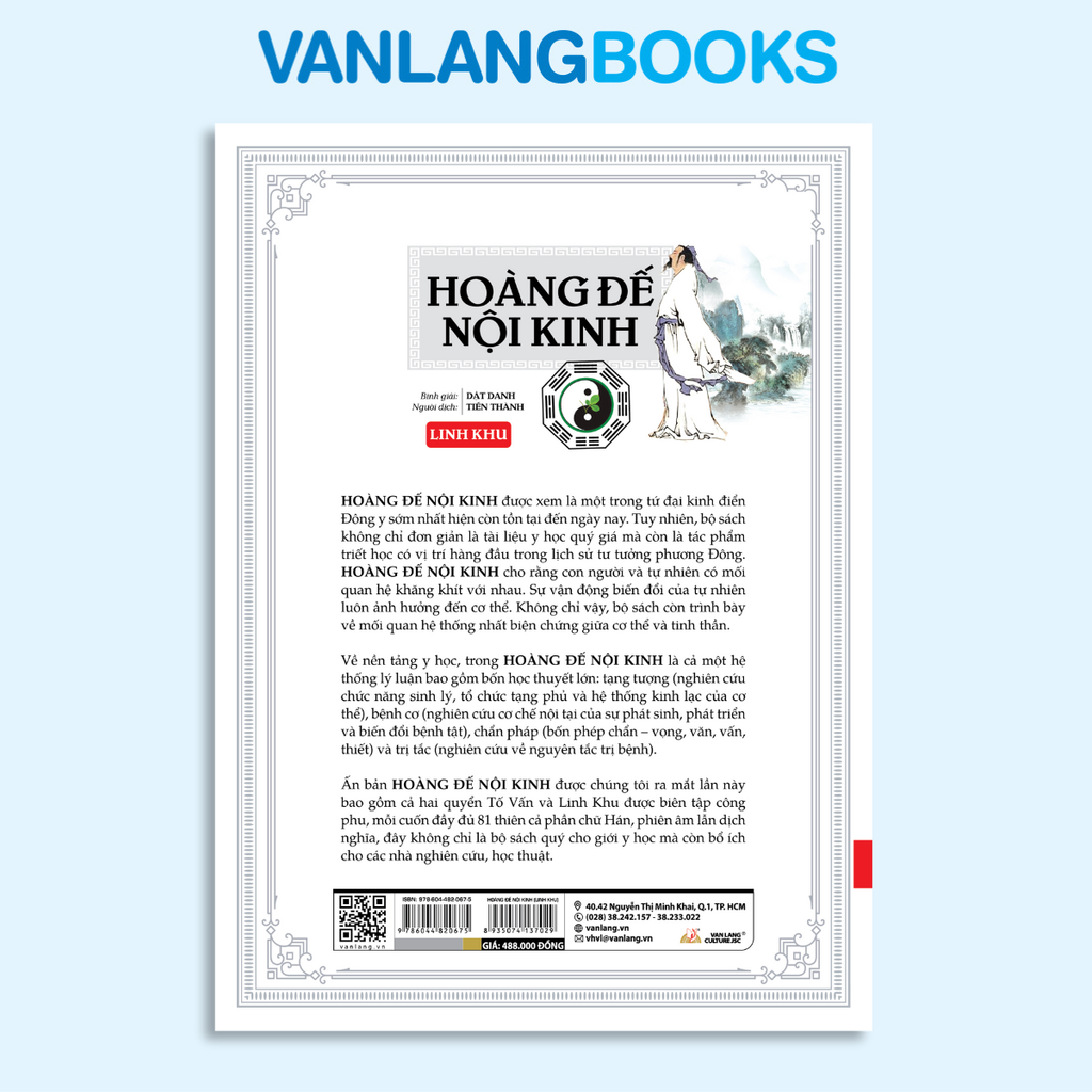 Hoàng đế nội kinh - Linh khu - Vanlangbooks