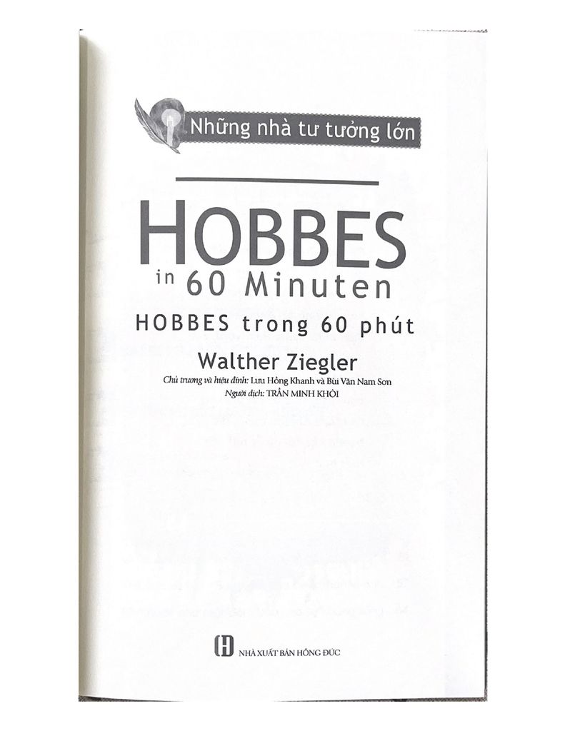 Nhà Tư Tưởng Lớn - Hobbes Trong 60 Phút - Walther Ziegler