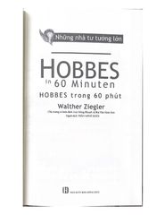 Nhà Tư Tưởng Lớn - Hobbes Trong 60 Phút - Walther Ziegler