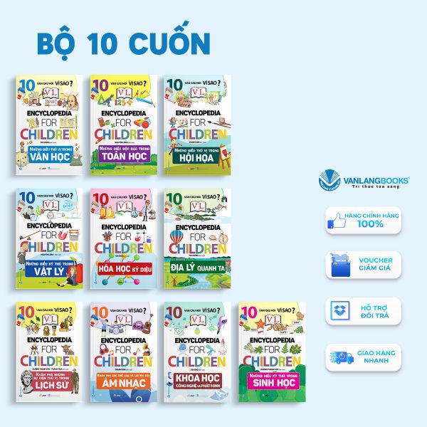 Combo 10 cuốn 10 vạn câu hỏi vì sao?